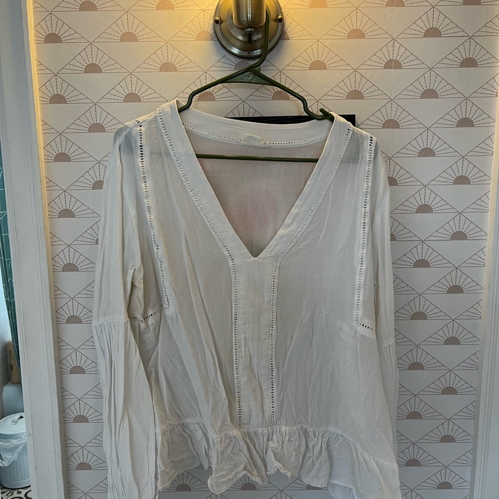 100% cotton white blouse GAP